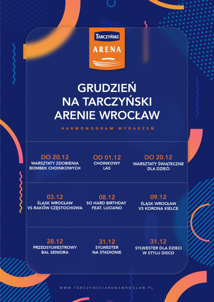 Grudzień 2023 na Tarczyński Arenie Wrocław Tarczyński Arena Wrocław