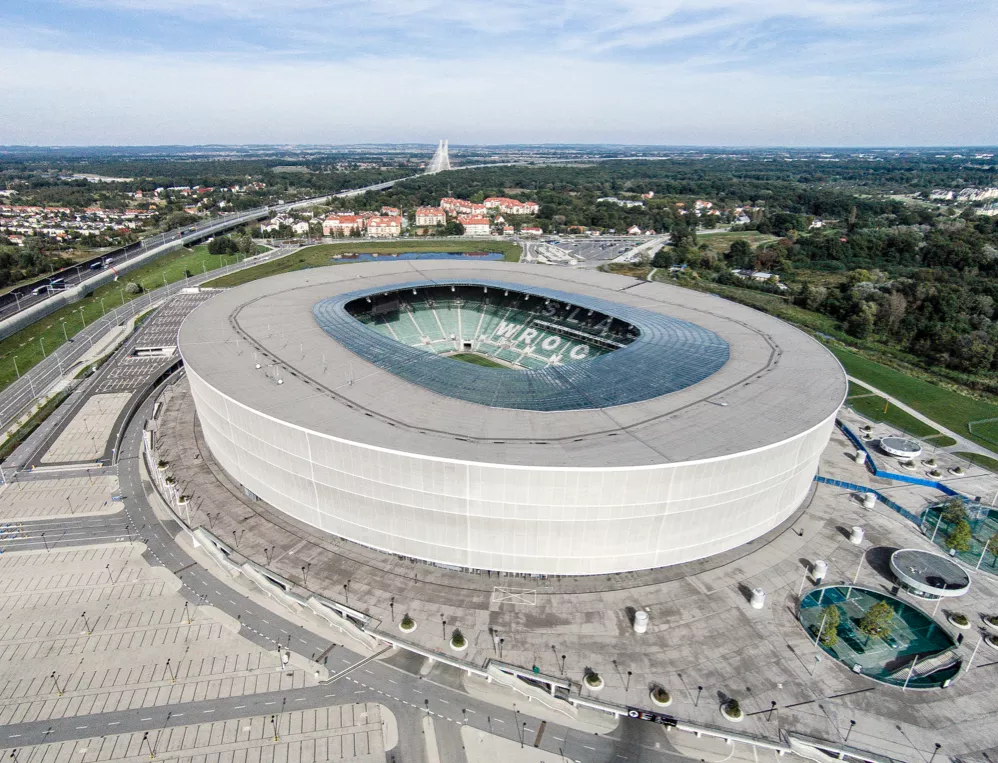 Wroclaw Stadium from above