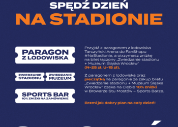 Spędź dzień na stadionie – noworoczna oferta Tarczyński Areny Wrocław