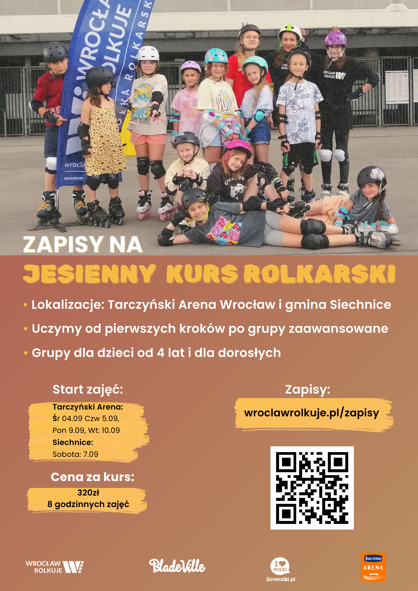 Wrocław Rolkuje – Jesienny kurs rolkarski