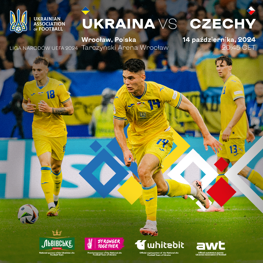 Mecz Ligii Narodów UEFA 2024/2025 Ukraina vs Czechy