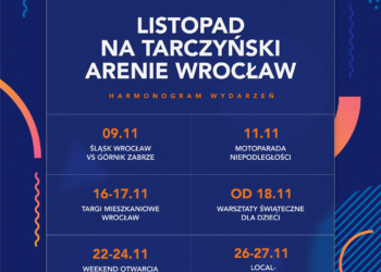 Listopad na Tarczyński Arenie Wrocław