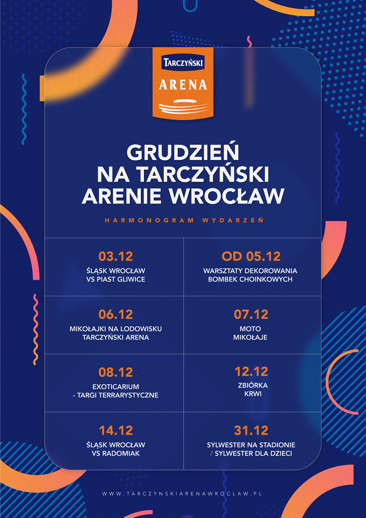 Grudzień na Tarczyński Arenie Wrocław