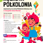 Plakat letnich półkolonii rolkarskich Wrocław Rolkuje