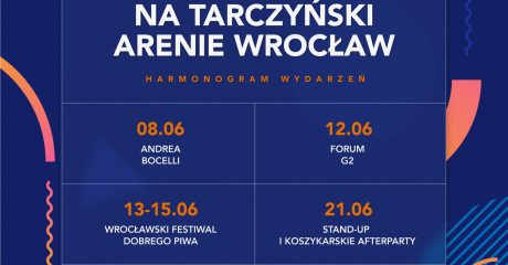Grafika z zapowiedzią wydarzeń w czerwcu