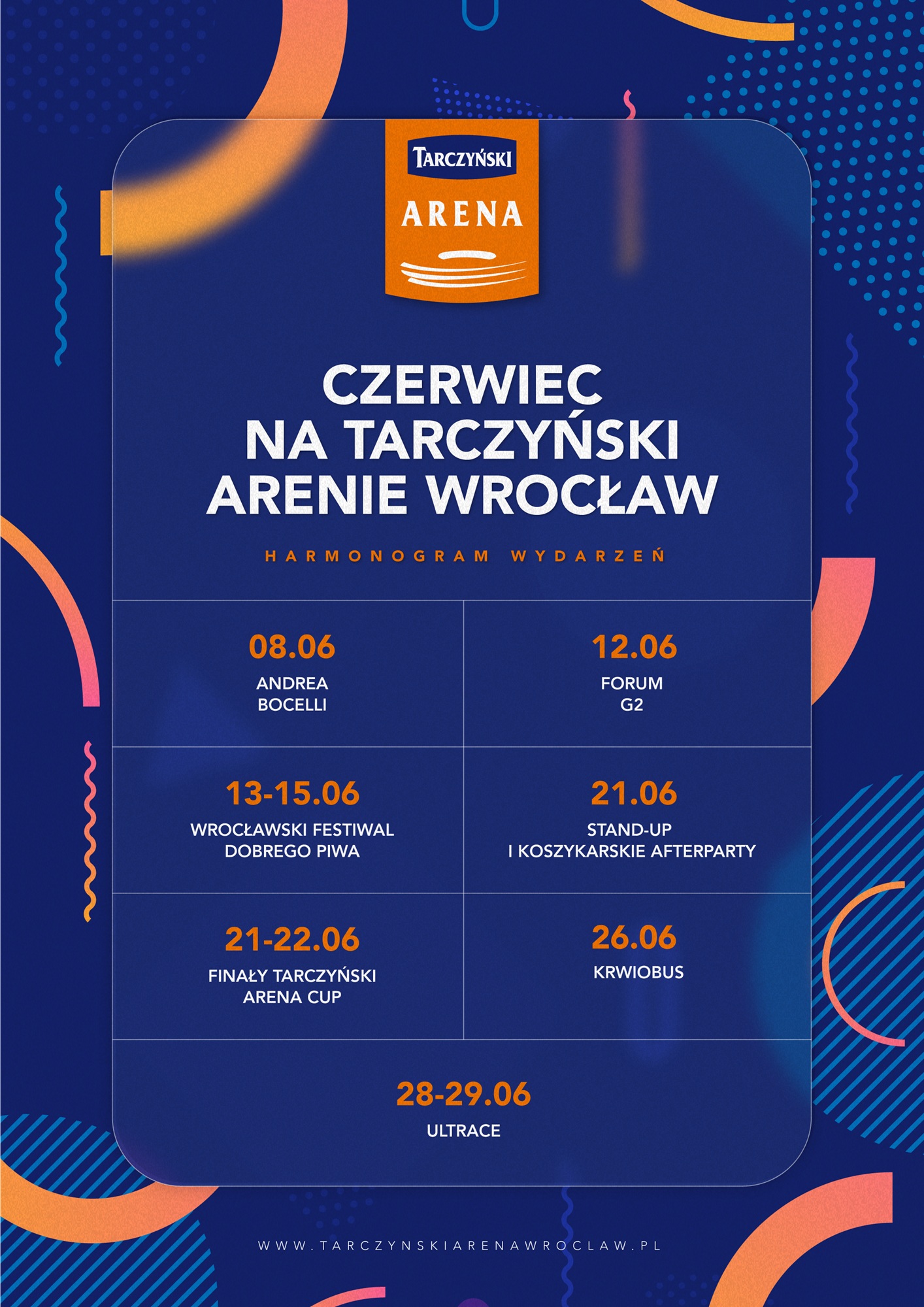 Czerwiec na Tarczyński Arenie Wrocław