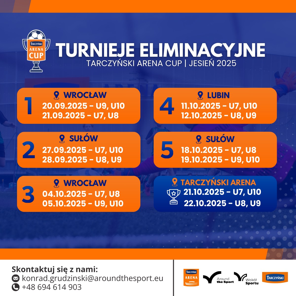 Tarczyński Arena Cup - plakat jesiennej edycji