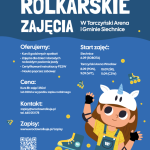 Plakat zajęć Wrocław Rolkuje