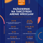Październik na Tarczyński Arenie Wrocław