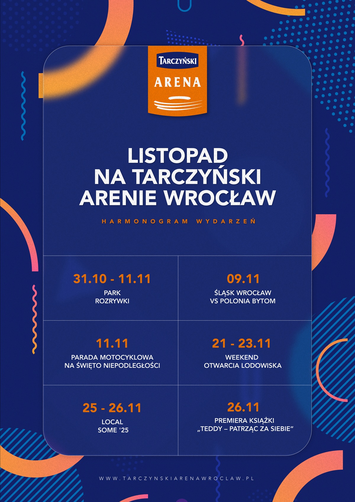 Listopad na Tarczyński Arenie Wrocław