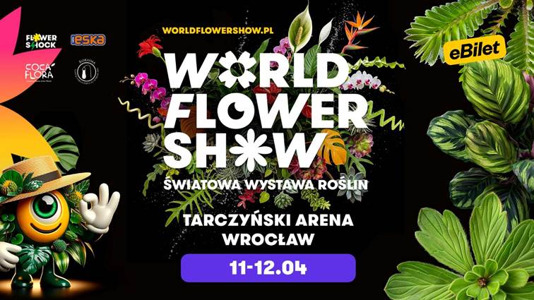 World Flower Show - grafika promująca wydarzenie