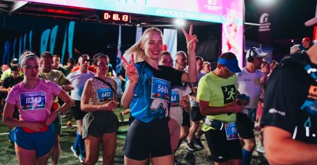 Grafika Nocnego Wrocławskiego Półmaratonu