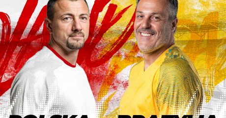 Plakat meczu legend Polska vs Brazylia