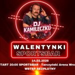 Grafika walentynkowej imprezy z Kamilem Chanasem