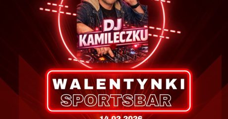 Grafika walentynkowej imprezy z Kamilem Chanasem