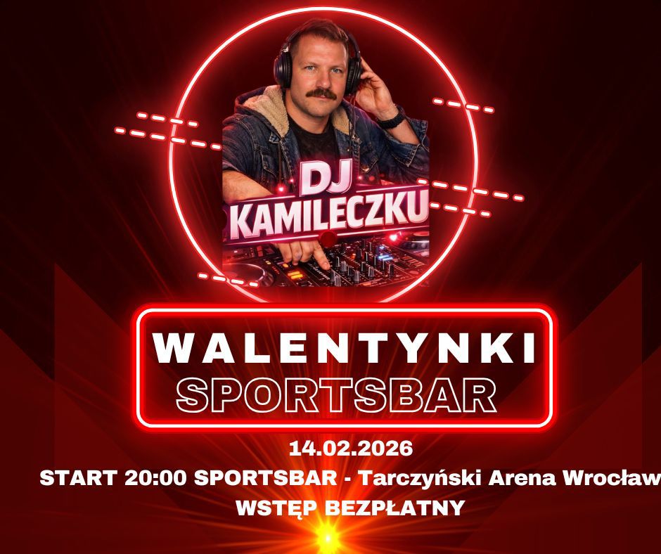 Grafika walentynkowej imprezy z Kamilem Chanasem