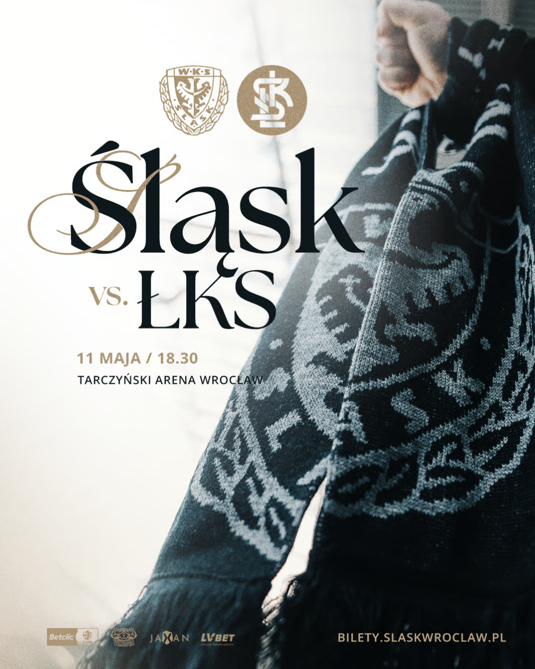 Plakat WKS Śląsk Wrocław vs ŁKS Łódź