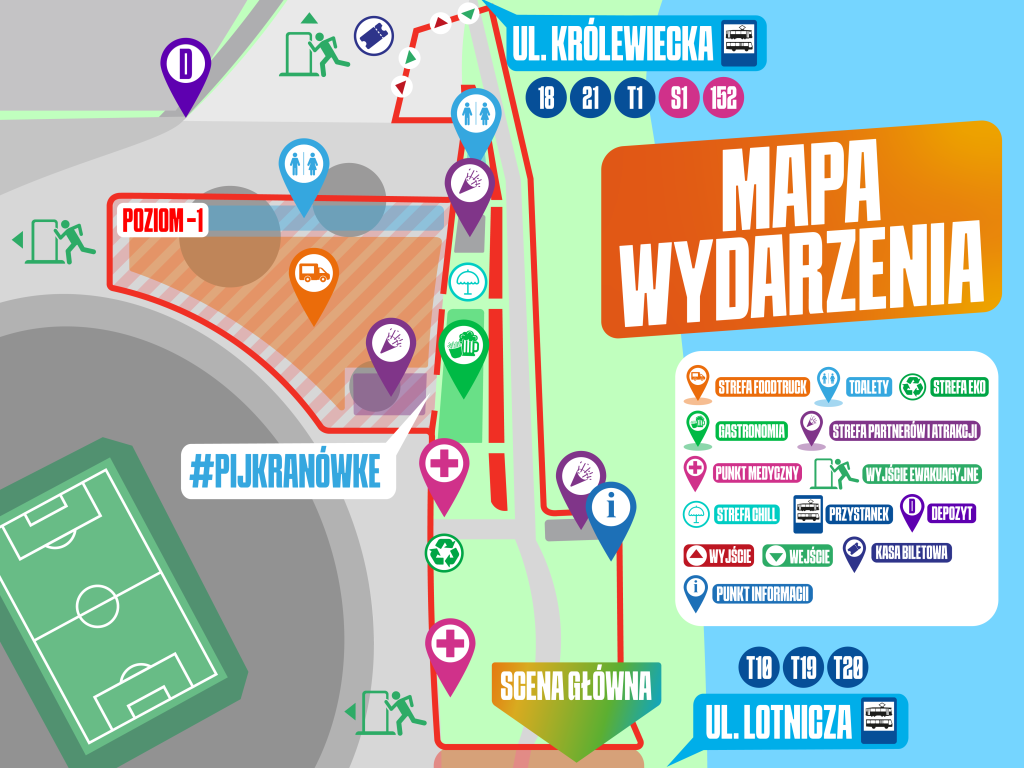 Mapa Juwenaliów