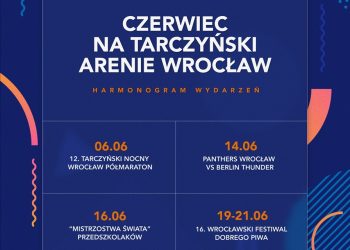 Czerwiec 2026 na Tarczyński Arenie Wrocław