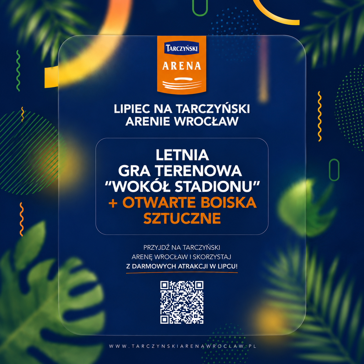 Lipiec na stadionie – bezpłatne boiska i otwarta zabawa terenowa