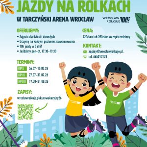 Przespieszony kurs rolkowy - plakat