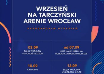 Wrzesień 2026 na Tarczyński Arenie Wrocław