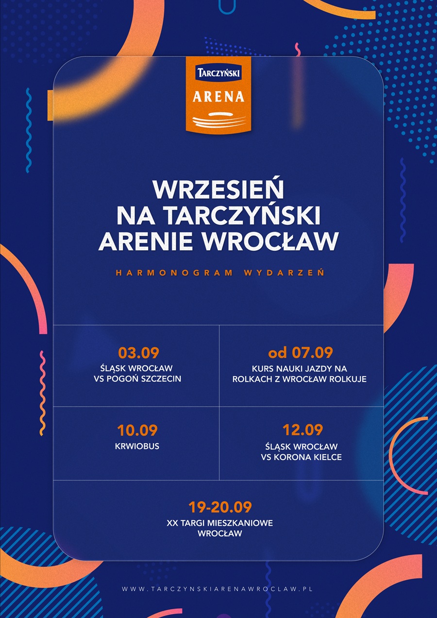 Wrzesień 2026 na Tarczyński Arenie Wrocław